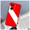Diver Down Diving Flag For Realme C71 C55 C75 C67 C63 C51 C61 C53 C35 C65 11 12 13 14 15 Pro Plus GT6 GT7 Pro Case