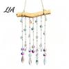 Elegant Birthday Present Crystal Wind Chime Pendant, Glittering Sun Catchers with Long Outdoor Courtyard Accessory Tassel, Sophisticated Hanging