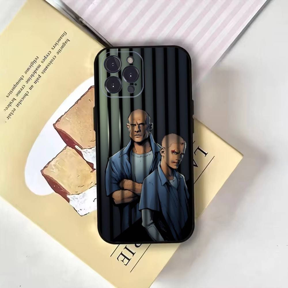 Чехол для телефона с изображением сериала «Побег» для iPhone 17, 16, 15, 14, 13, 12, 11 Plus, Pro Max, Мягкий черный чехол