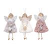 3PCS Christmas Tree Decorations Cute Angel Doll Girl Pendant Navidad 2025 New Year Christmas Tree Ornaments Xmas Gift for Kids