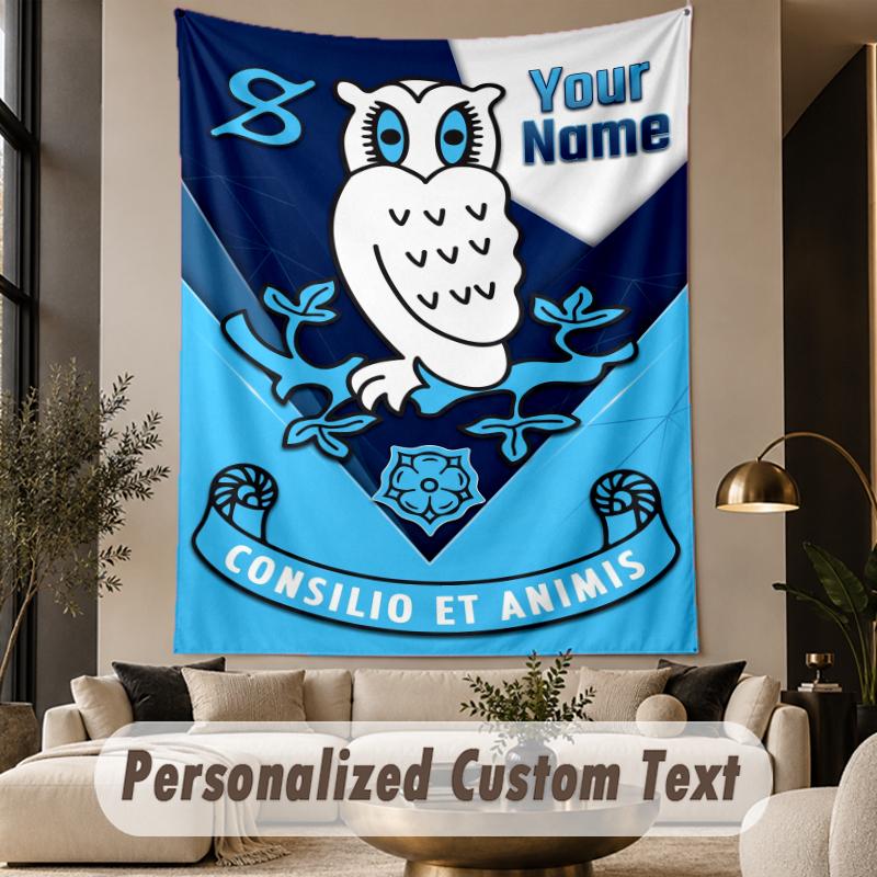 Custom Text Tapestry Sheffield Wednesday FC Print Wall Tapestry Indoor Living Room Wall Decor