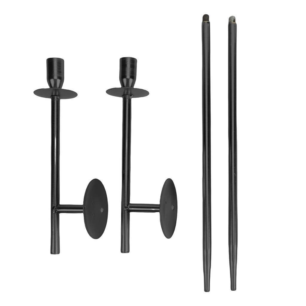 2pcs Wall Mount Candle Holders Decor for Home Modern Vintage Large Candlestick Art for Dining Room Fireplace Living