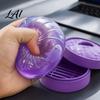 Mini Steamer Pretend Play Set Ghost Dumpling Stress Ball with Steamer Maltose Slow Rising Squeeze Toy Halloween Party Favors for Children