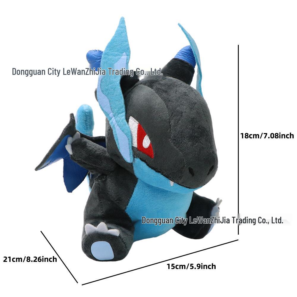 5-inch Little Sprite Plush Dragon Riding Pokémon Figure: Gyarados, Jigglypuff, Meowth.