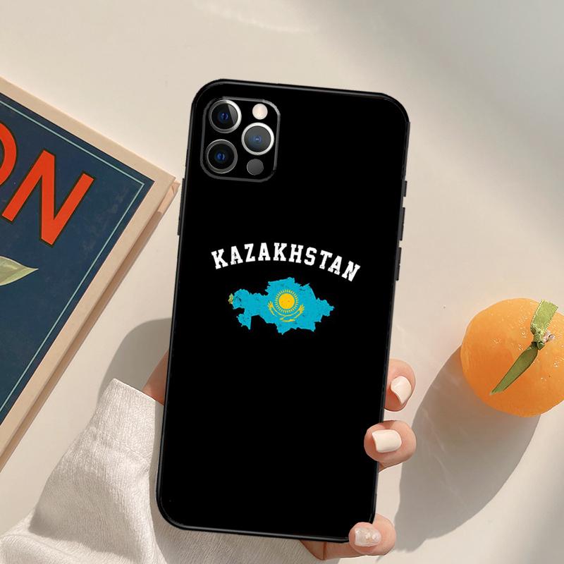 Чехол-арт с флагом Казахстана для iPhone 13 12 Mini SE 2020 SE 2022 6S 7 8 Plus X XR XS Max 11 12 13 Pro Max Capa