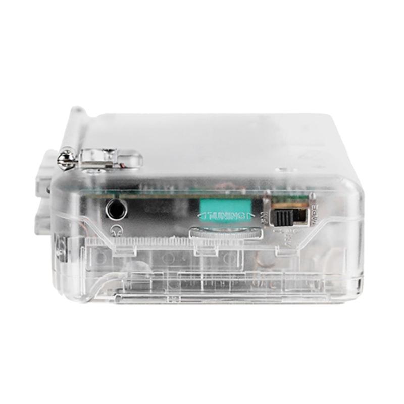 Portable Tape Player Portable n Stereo USB Cassette to MP3 Converter with 3.5mm Socket AM FM Cassette Player
