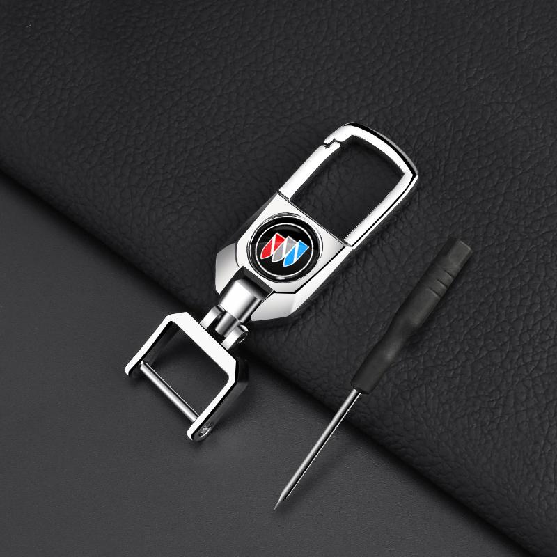 1Pcs Key Chain Car Keyring Pendant Keychain Decor Styling For Buick Regal Lacrosse Avenir Envision Angkola Electra Anthem Cascada Avista Riviera