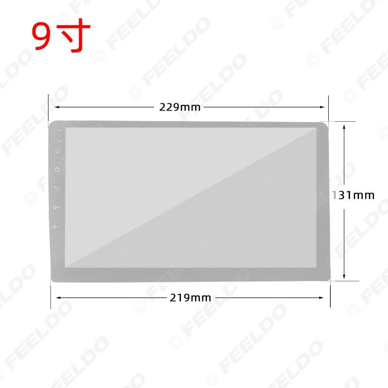 Для Honda City 2015 Greiz 2016+ Double Din Fascia Radio DCD Stereo Panel Dash Mounting Set Trim Face Frame Bezel