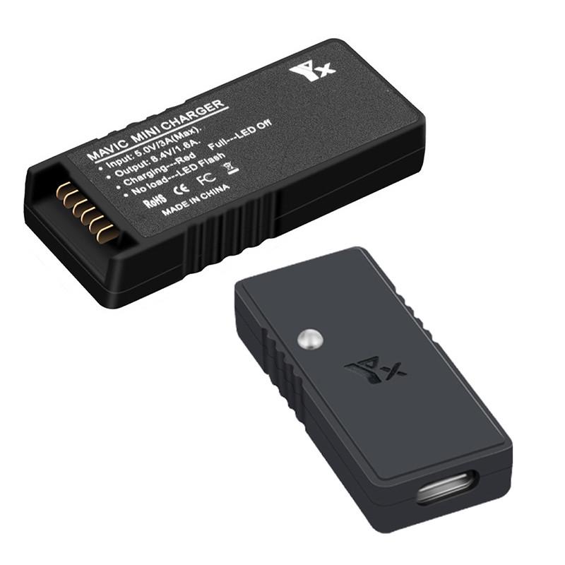 Зарядное устройство USB Type-C для быстрой зарядки дрона для квадрокоптера DJI Mavic Mini RC