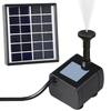 Mini Solar Fountain Pump Garden Water Fountain Solar Panel Kit with 7 Nozzles Energy Saving Garden Decor 1.4W/1.5W Power Board
