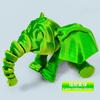 Креативная подвижная модель на шарнирах Милый слон 3D-печать Фигурка Игрушки Украшения для дома Детский подарок на день рождения
