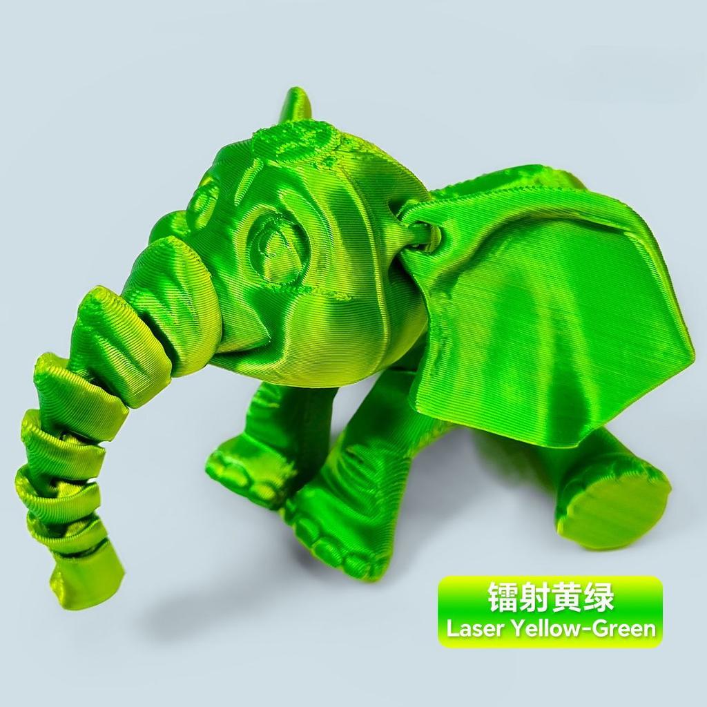 Креативная подвижная модель на шарнирах Милый слон 3D-печать Фигурка Игрушки Украшения для дома Детский подарок на день рождения