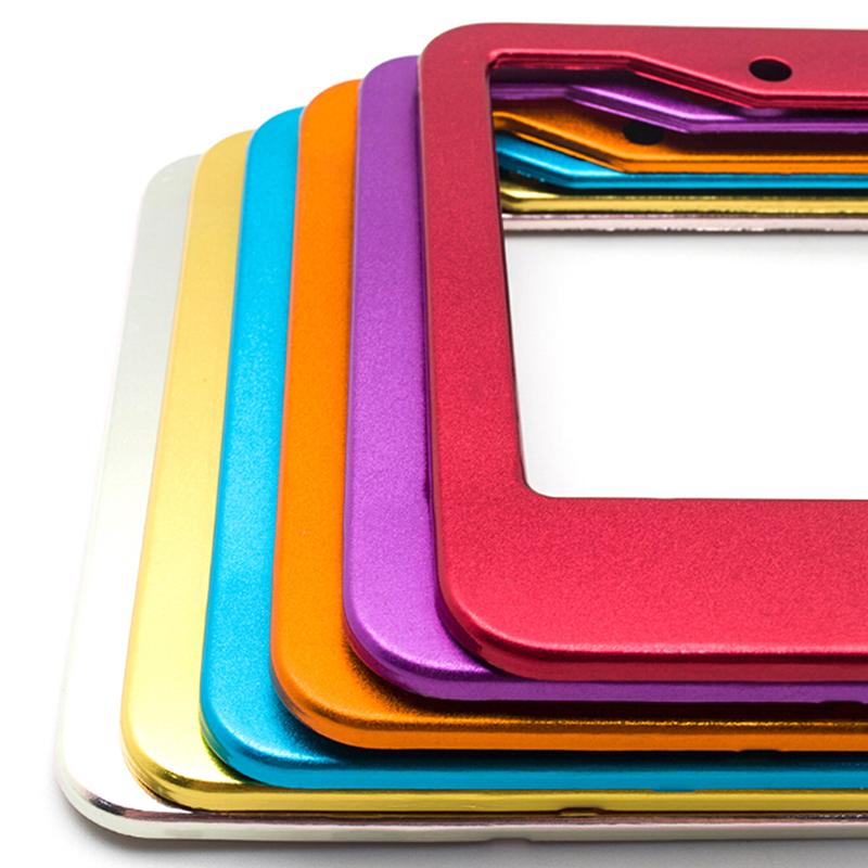 1 шт. универсальный американский автомобильный алюминиевый номерной знак рамка крышка автомобильный аксессуар