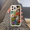 Нишевая модная цветочная для iPhone16Promax Apple 11/12/13/14/15 полностью закрывающий чехол для телефона