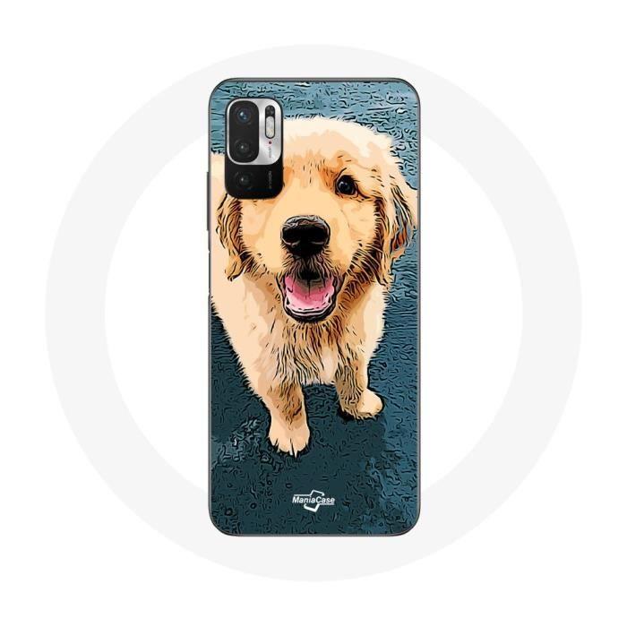 Coque pour Xiaomi Redmi Note 10T 5G golden retriever Chiot
