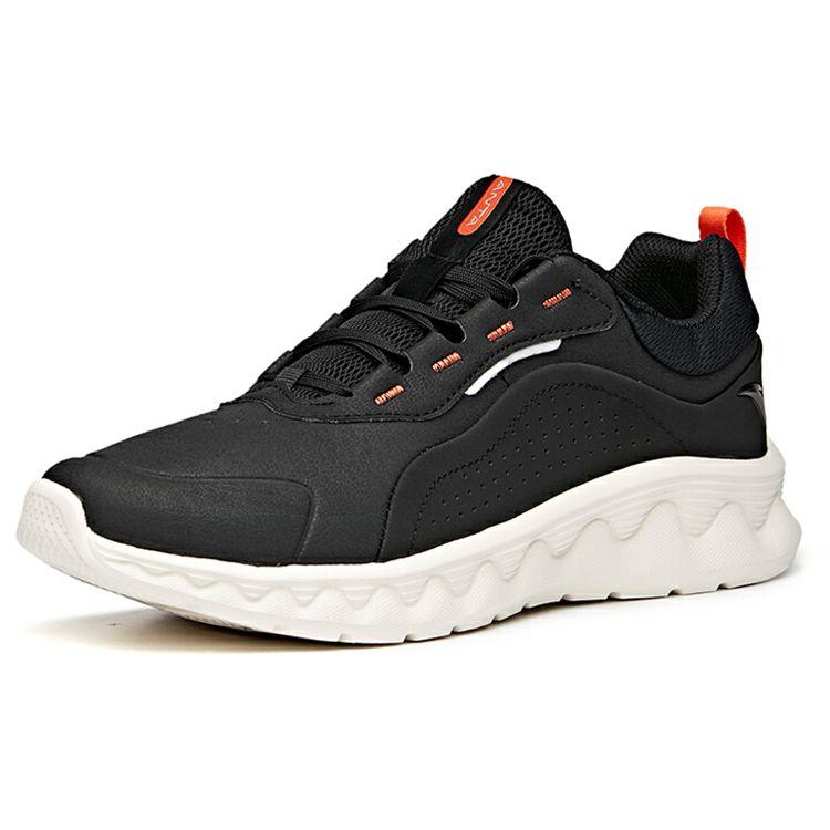 Anta Running Series Low Top Running Shoes Men Sneakers Black White 112045571-5