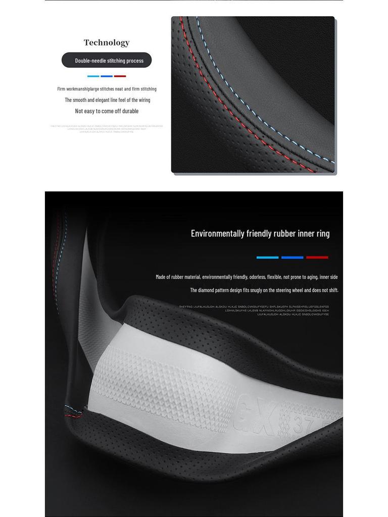 Натуральная кожа Рулевое колесо Чехлы для Jeep Compass, Cherokee, Renegade, Wrangler Ручка.