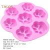 Fondant Mould Unique Shape Easy To Release Widely Applied Great Footprint Handmade Silicone Chocolate Mold for Bakery