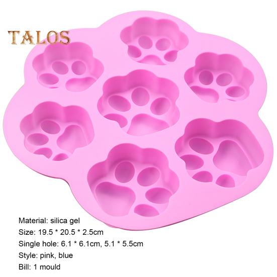 Fondant Mould Unique Shape Easy To Release Widely Applied Great Footprint Handmade Silicone Chocolate Mold for Bakery
