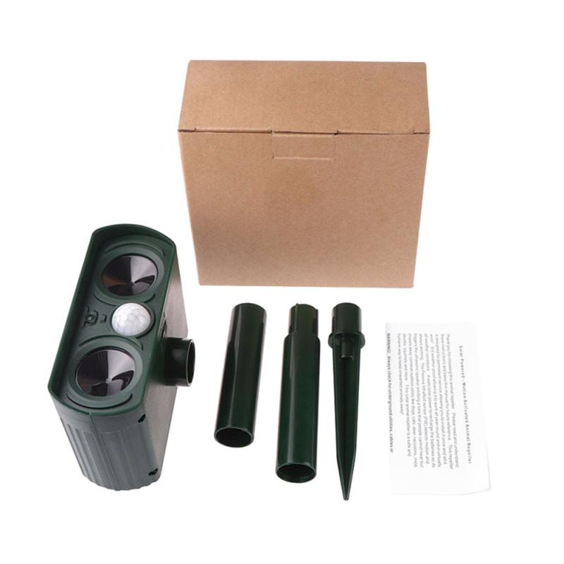 Отпугиватель мышей на солнечной энергии, отпугиватель домашних животных, собака, кошка, птица, кабан, мышь, комар, ультразвуковой аккумулятор на солнечной энергии, уличный инструмент для использования в помещении, напугать животныхAA