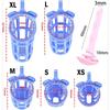 3D дышащая клетка из смолы для мужской целомудрия с 5 кольцами для члена, расширитель уретры, пояс целомудрия, секс-игрушка для мужчин, пары