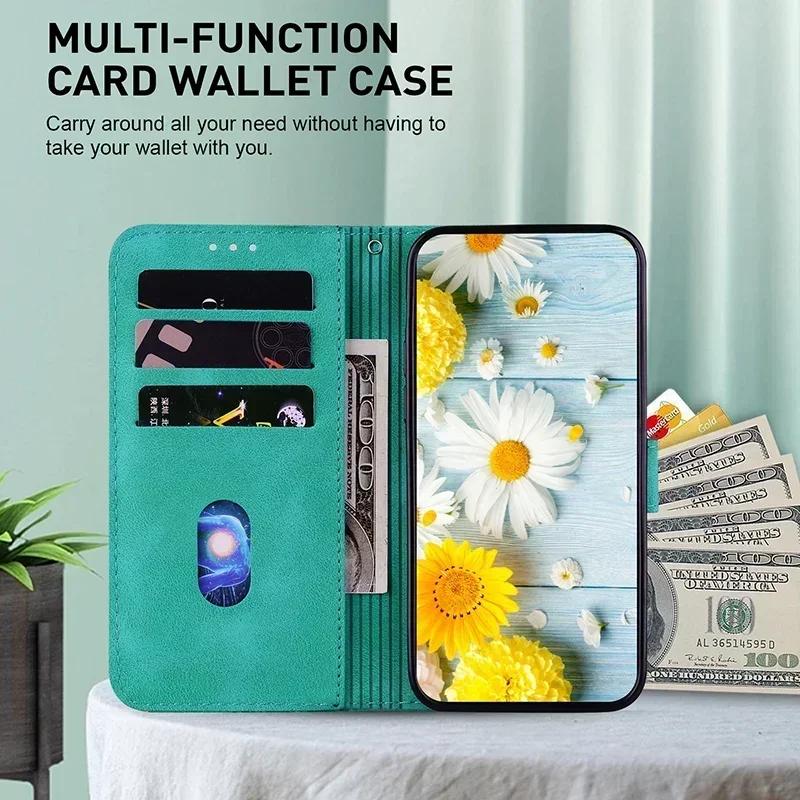 Магнитный кожаный чехол-книжка для ZTE Blade A72 a52 V40 Vita a7S 2020