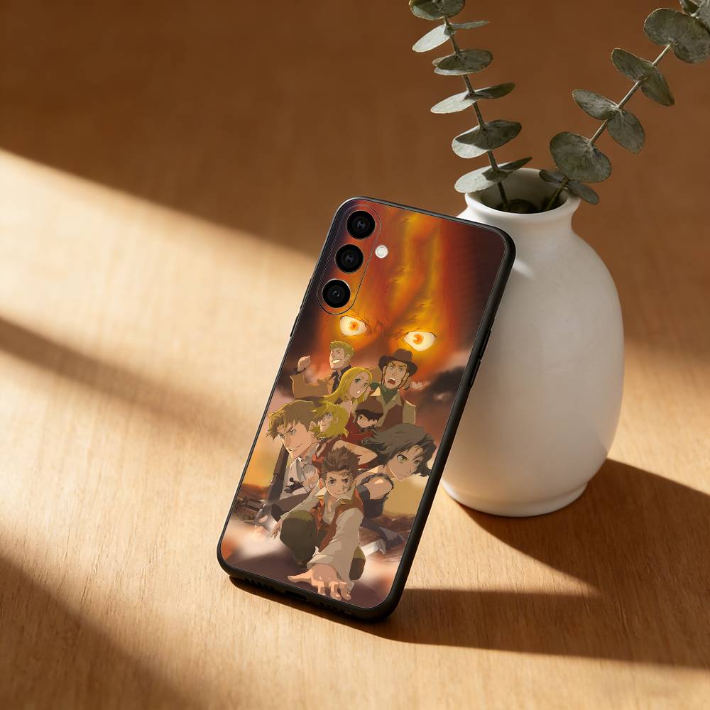 Обои Baccano Чехол для телефона Для Samsung Galaxy A91,80,73,72 ,71,53,52,32 ,31,22,21s,20,Мягкий черный чехол