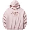 Loose Fit Retro Hoodie Women Tops Lychee-Pink 162518718S-2