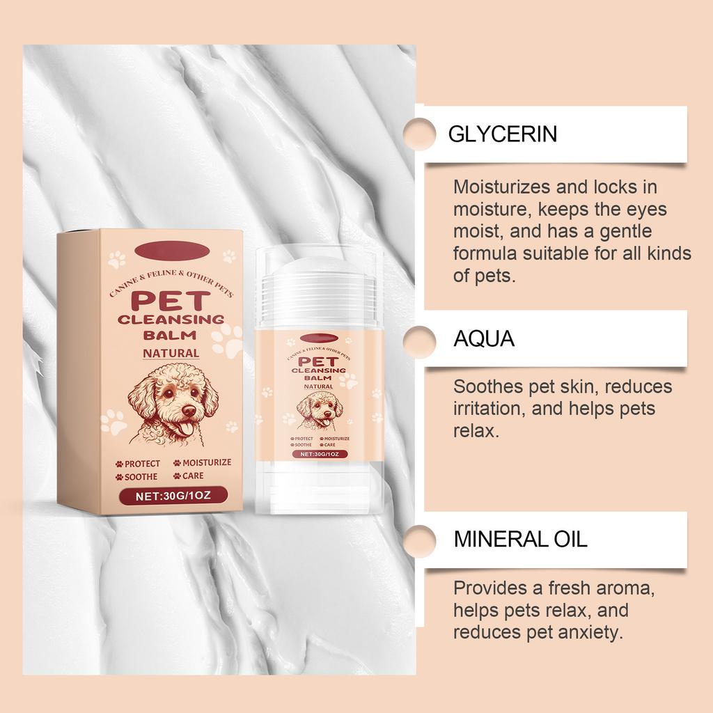 Паста для очистки слезных пятен у домашних животных - Мягко очищает слезные пятна у домашних кошек и собак для красивого ухода за глазами. Очищающая паста