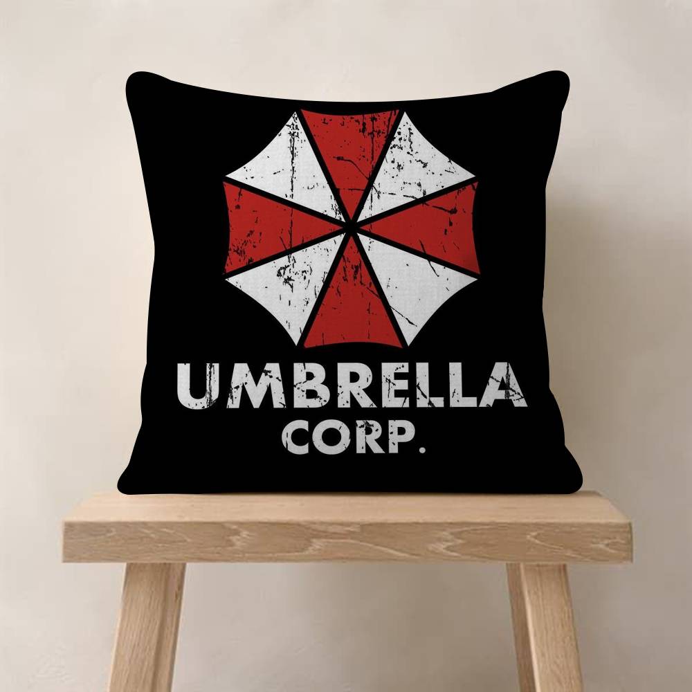 Game RResident EEvil UUmbrella Pillow Anime Pillow Sofa Bed Head Pillow Cover Cushion Cover 45x45 cm Fashion