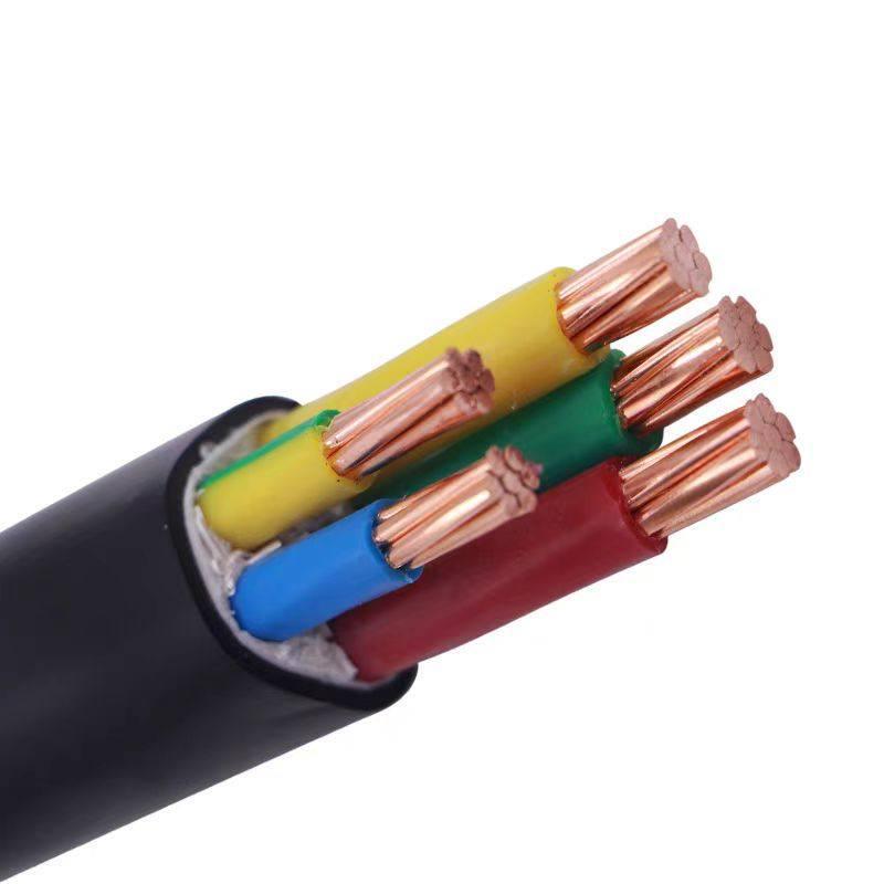 Halogen-Free Flame Retardant WDZB-YJY Copper Cable, Low Smoke, Multiple Cores (2-5), Various Sizes (2.5-10 mm²)