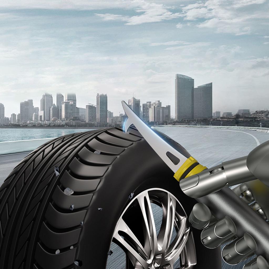 Snow Broom Ice Scraper with Soft No-Scratch TPU Head 10inch Long Handle Winter Windshield Ice Breaker