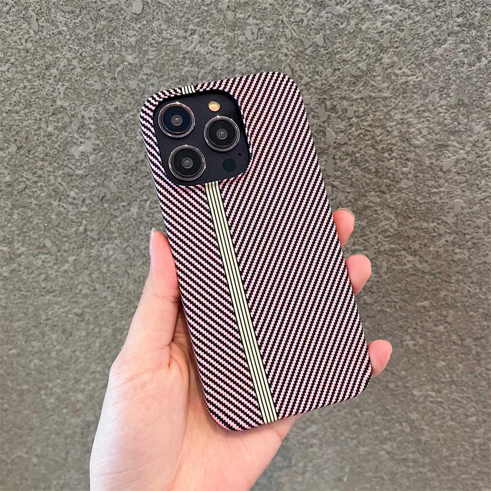 Ультратонкий охлаждающий чехол с рисунком под карбон для For Iphone 16 15 14 Plus 13 12 11 Pro Max 13Mini 12Mini Ударопрочный пластиковый чехол