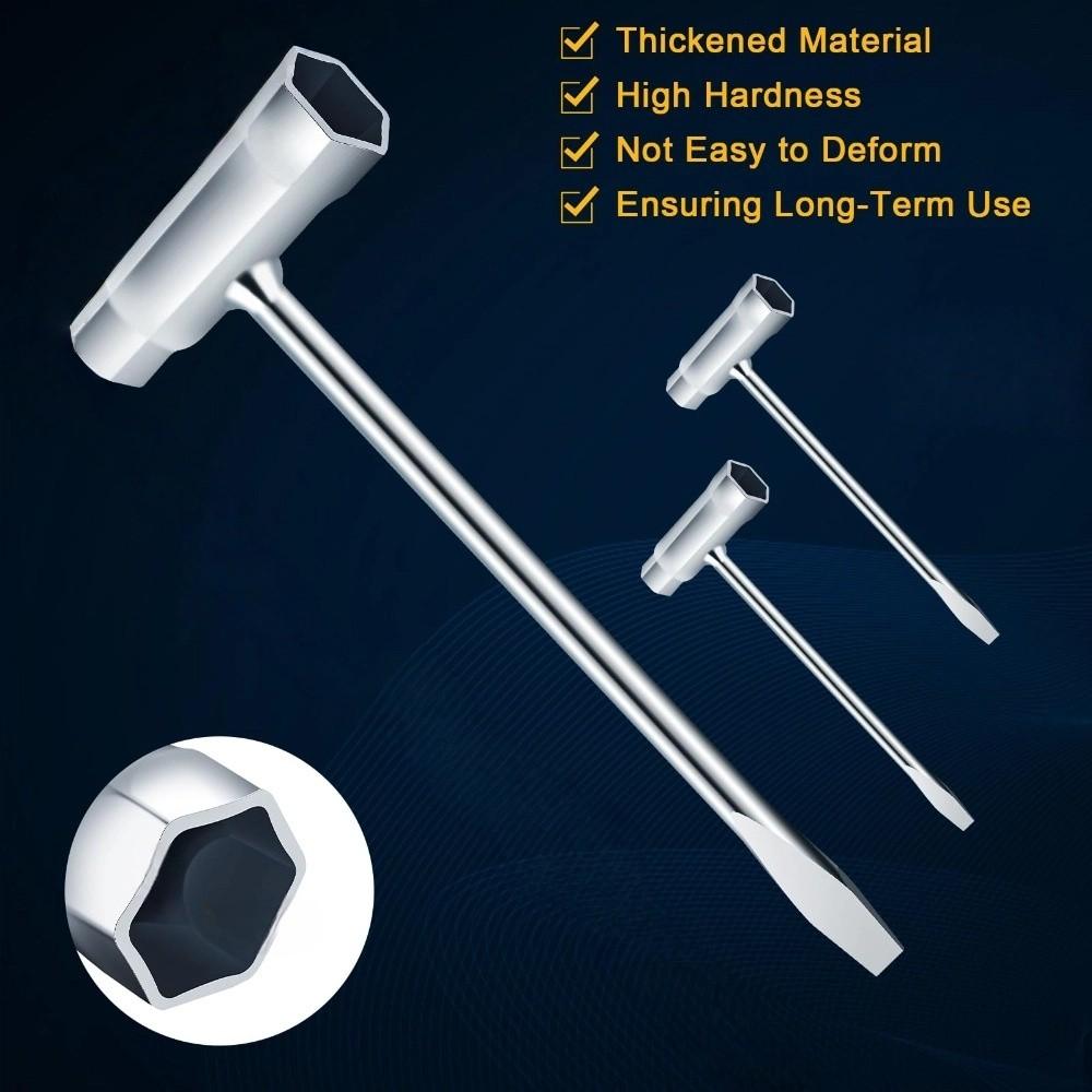 Mechanický klíč s dvojitou hlavou 13/19 mm Klíč na pilový řetěz Vysoce kvalitní klíč T Zahradní nářadí