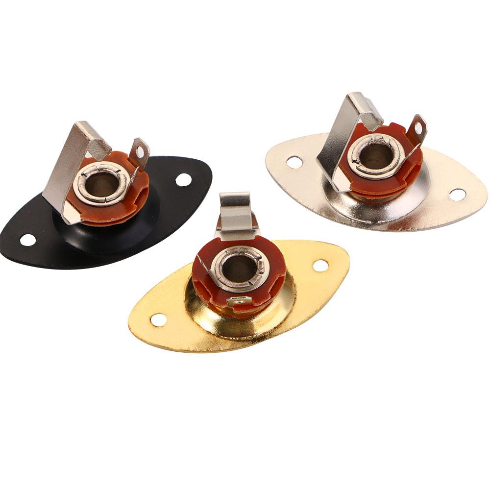 for Electric Guitar Jack Plate & Screws Outputing Stereo Jack Output Socket Audio Output