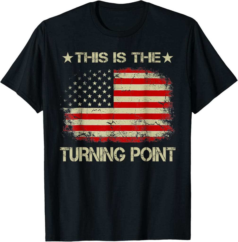 This is The Turning Point American Flag Vintage Tee T-Shirt