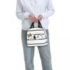 Cute Dog Pattern Insulated Lunch Bag Portable Thermal Tote For Work Picnic Meal Container