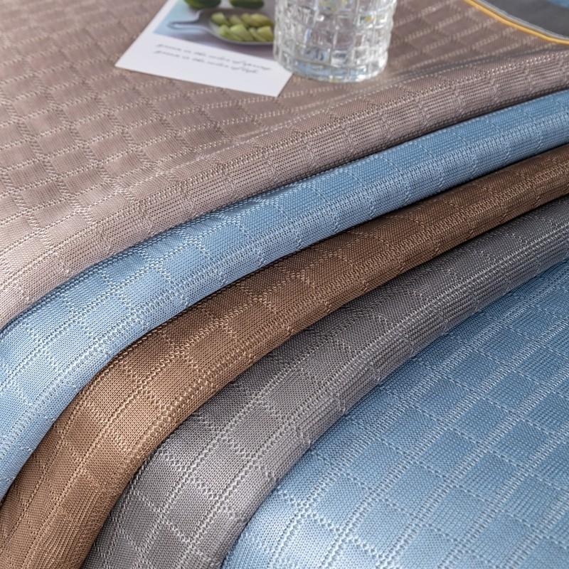 Summer Ice Silk Sofa Cushion, Summer Non-Slip Simple Mat Seat Cushion Rattan Mat  New Breathable And Washable