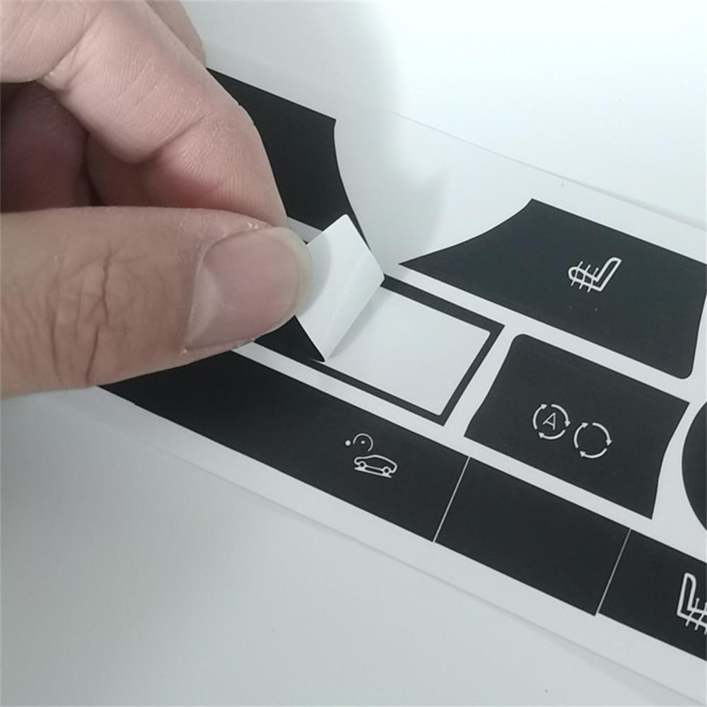 For 06-11 BMW 325i 328i 335i E90 E91 E92 AC Control Button Repair Decal Stickers