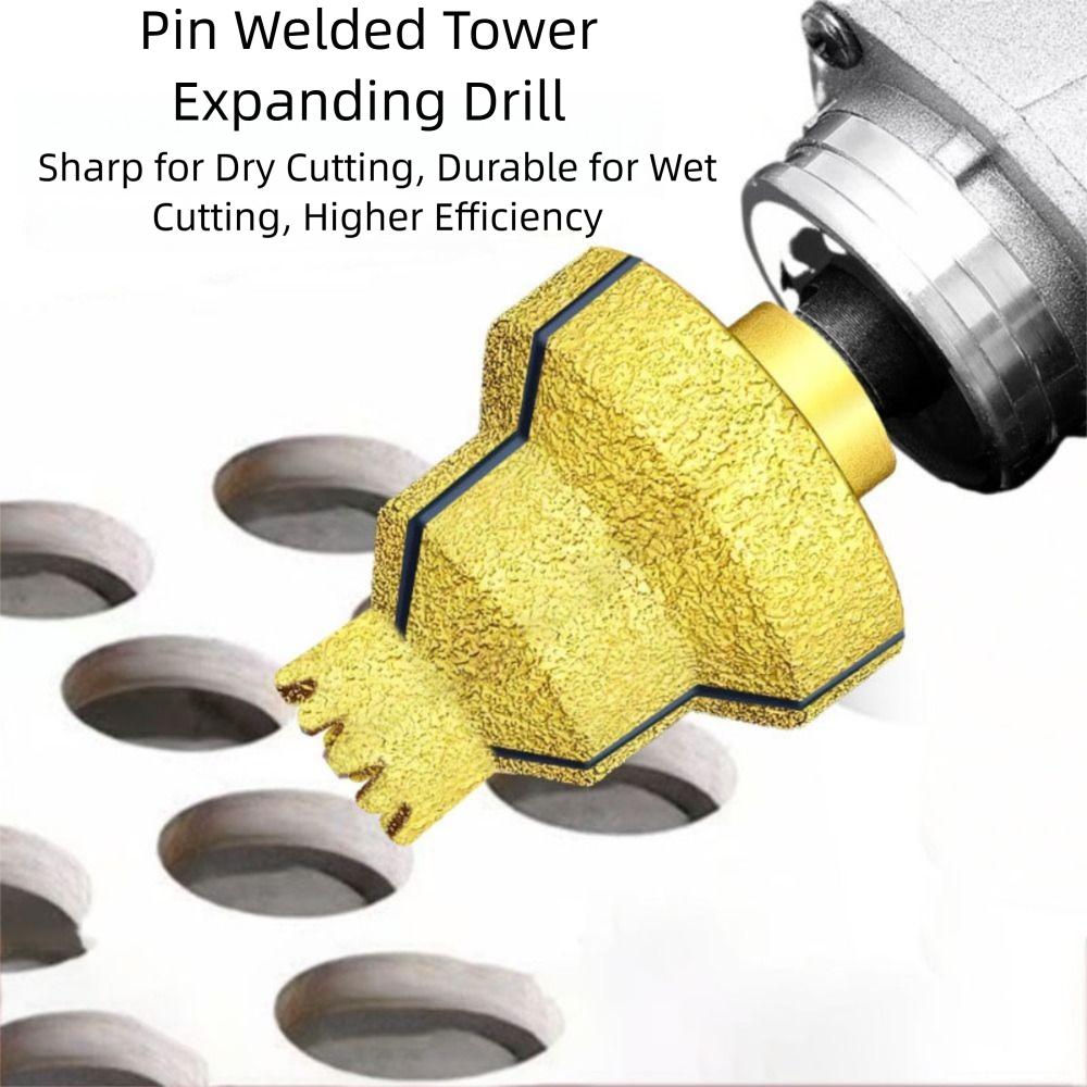 Stepped Design Milling Tile Multi Size Masonry Drilling Crowns Tile Glass Granites