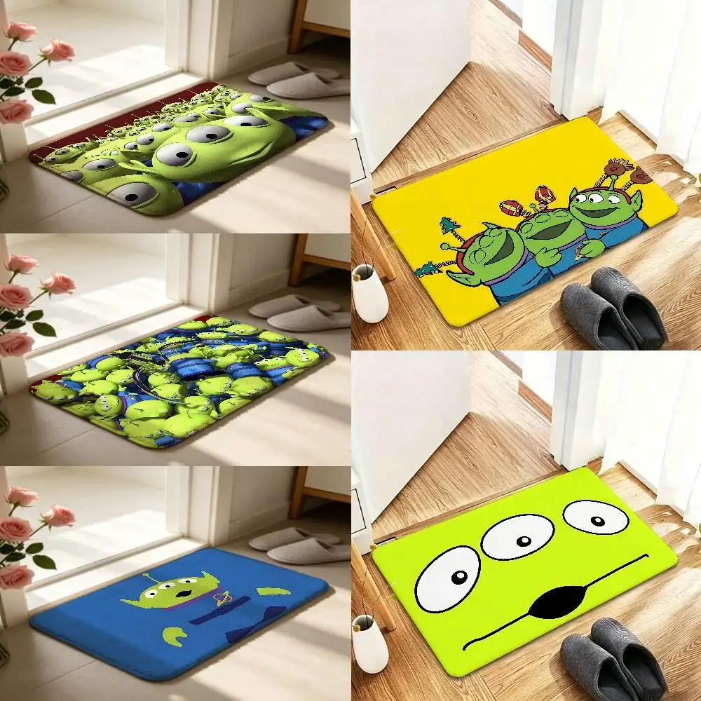 3 Eye-A-AlienS Floor Mat Durable Carpet Rug For Footpad Mats Style Soft Bedroom Floor House Laundry Room Mat Anti-skid