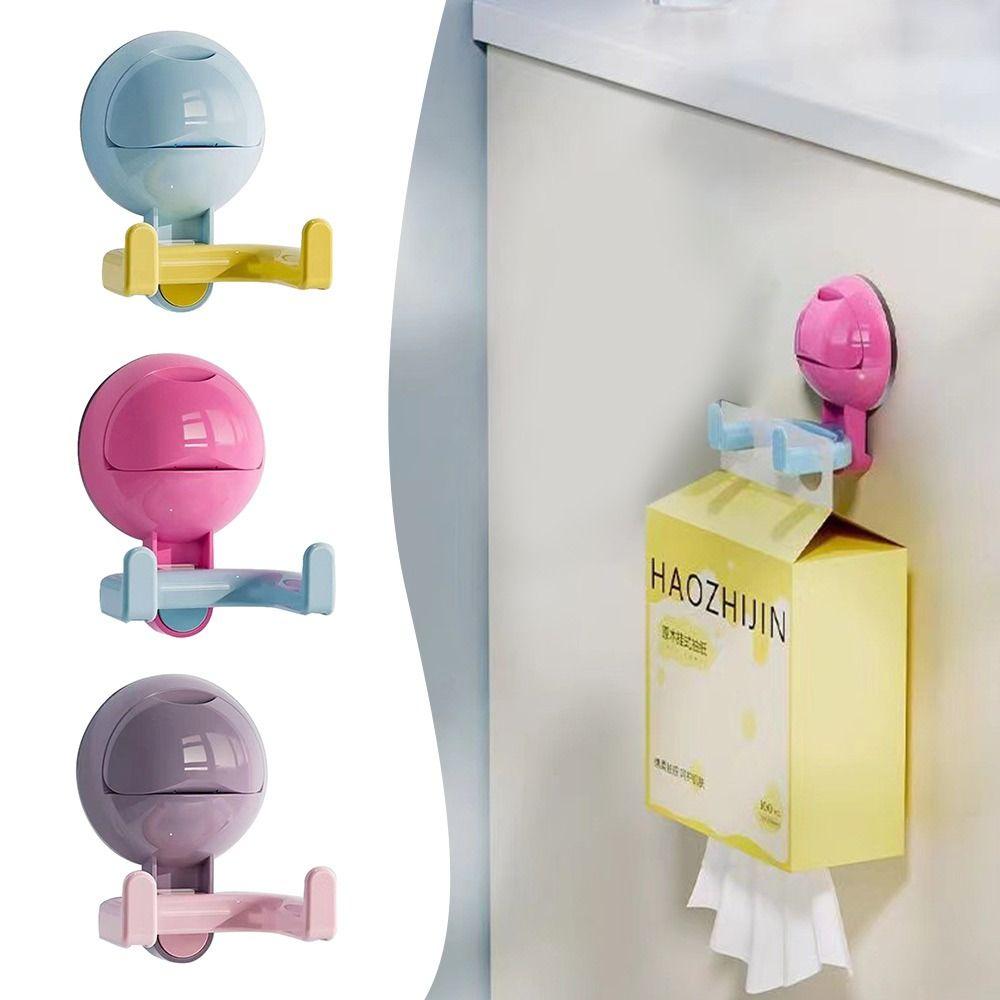 1Pcs/4Pcs Round Ball Suction Cup Hook Dopamine Bathroom Hooks for Home Bathroom