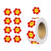 500Pcs/Roll Little Red Flower Praise Stickers Animal Inspirational Stickers Reward Stickers