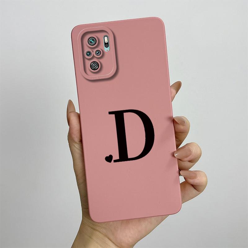 Для Xiaomi Redmi Note 10 4G Чехол Note 10S Сердечко Буквы Чехол Мягкий Силиконовый Чехол Для Redmi Note 10 Pro Max Note10 S Сумки