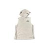 Logo Print Breathable Sleeveless Hoodie Men Tops Gray DH7442-050
