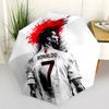 Soccer Player Trophy Portable Automatic Umbrella Compact & Durable 8-Rib Design Compact Design All-Season Umbrella for Travel Elegant Women's Umbrella