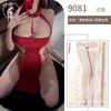 Sex underwear sexy hollow hot lace-up cheongsam high split skirt nightclub witch uniform temptation