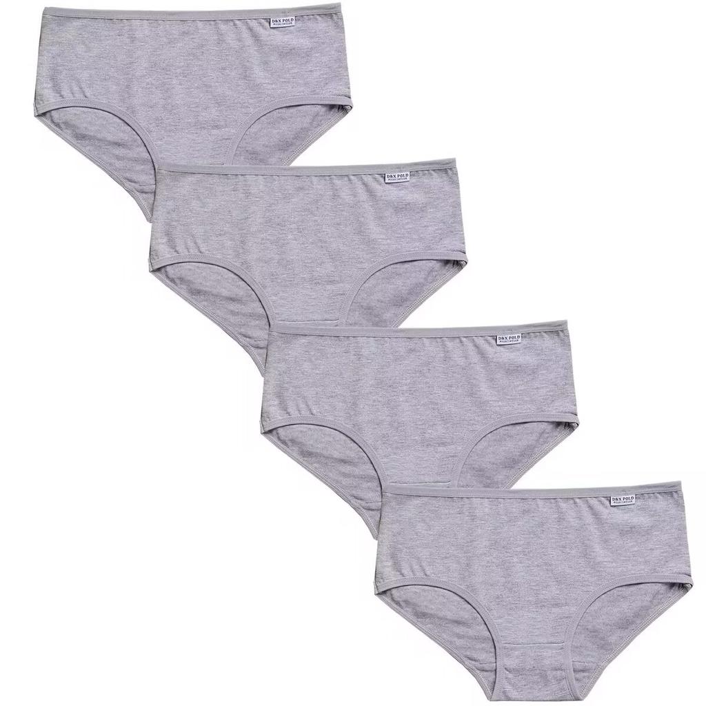 4 шт./лот детские трусики для девочек конфетного цвета хлопковые женские трусики 12-18 лет