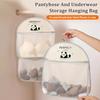 1/2/3-слойная дышащая сетчатая подвесная сумка для хранения с видимостью содержимого, сумка для носков и нижнего белья, органайзер для гардероба, большая сумка для игрушек и кукол с крючком