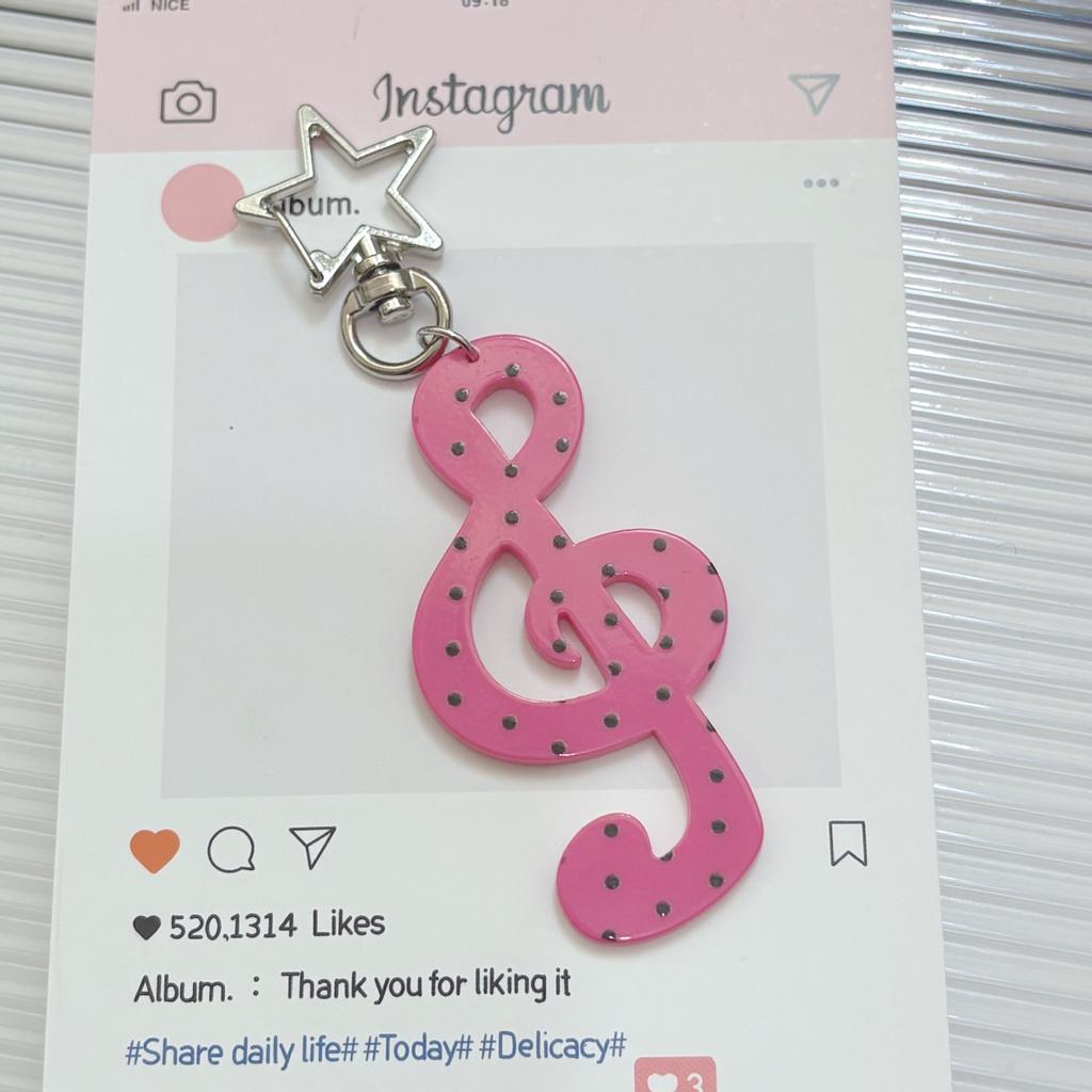 Мода Винтаж Органайзер для ключей Ретро Горошек Полосатый Нота Звезда Шарм для сумки Милый Инс Держатель для ключей Милый Забавный Подарок